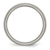 Titanium Grooved 6mm Brushed and Polished Band TB48
