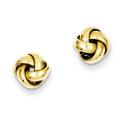 14k Knot Post Earrings TL942 - shirin-diamonds