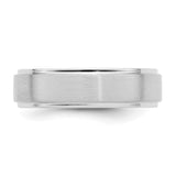 14k White Gold Standard Comfort Fit Fancy Band WB112S