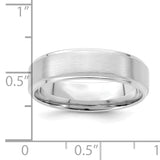 14k White Gold Heavy Comfort Fit Fancy Band WB112H