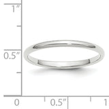 10KW 2mm Half Round Band Size 4 - 14 1WHR020