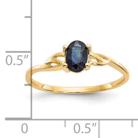 14k Sapphire Birthstone Ring XBR138