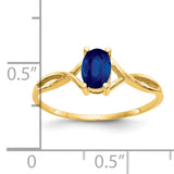 14k Sapphire Birthstone Ring XBR234
