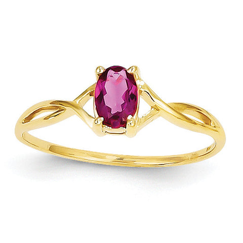 14k Pink Tourmaline Birthstone Ring XBR235 - shirin-diamonds