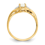 14K Diamond & Opal Ring XBS427