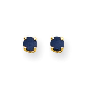 14k Sapphire Post Earrings XE71S-B - shirin-diamonds