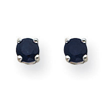 14k White Gold Sapphire Earrings XE71WS-B - shirin-diamonds