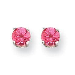 14k White Gold Pink Spinel Earrings XE72WSK-A - shirin-diamonds