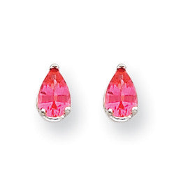14k White Gold Pink Spinel Earrings XE79WSK-A - shirin-diamonds
