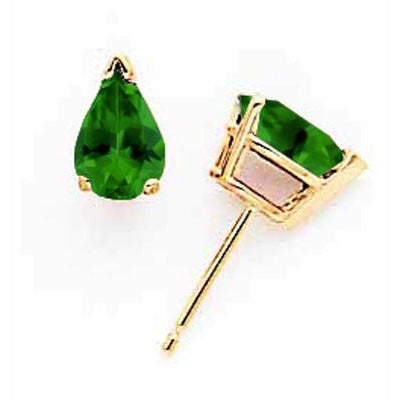 14k Green Tourmaline Earrings XE80GT-B - shirin-diamonds