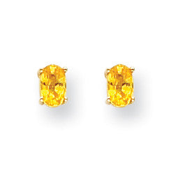 14k Yellow Sapphire Earrings XE85YS-B - shirin-diamonds
