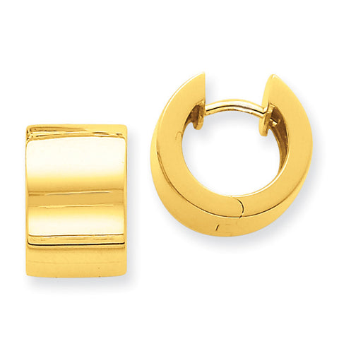 14k Hinged Earrings XY116 - shirin-diamonds