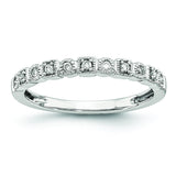 14k White Gold Diamond Ring Y6534A - shirin-diamonds