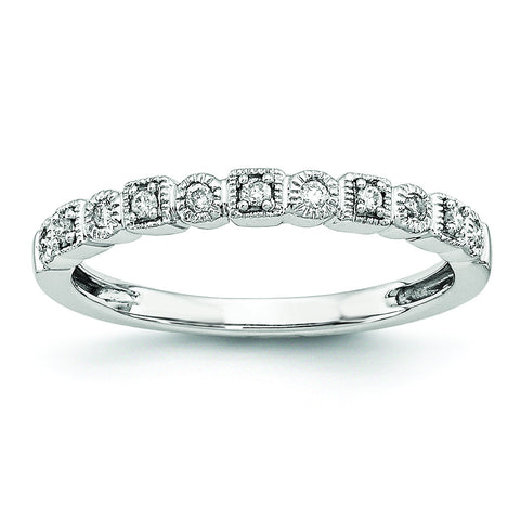 14k White Gold Diamond Ring Y6534A - shirin-diamonds