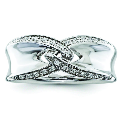 14k White Gold Diamond Ring Y9251AA - shirin-diamonds