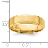 14k Yellow Gold Standard Comfort Fit Fancy Band YB112S