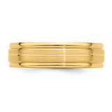 14k Yellow Gold Heavy Comfort Fit Fancy Band YB114H