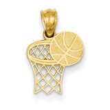 14k Basketball & Hoop Pendant YC1059 - shirin-diamonds