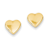 14k Heart Post Earrings YE1641 - shirin-diamonds